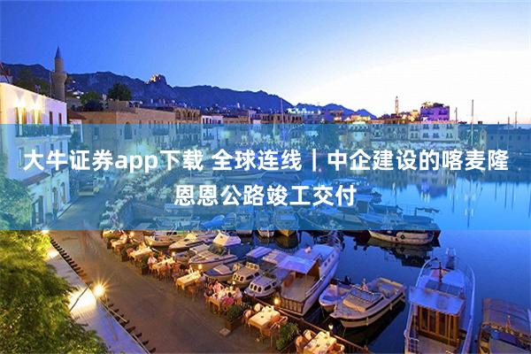 大牛证券app下载 全球连线｜中企建设的喀麦隆恩恩公路竣工交付