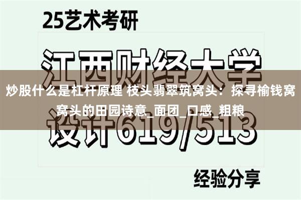 炒股什么是杠杆原理 枝头翡翠筑窝头：探寻榆钱窝窝头的田园诗意_面团_口感_粗粮