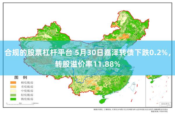 合规的股票杠杆平台 5月30日嘉泽转债下跌0.2%，转股溢价率11.88%