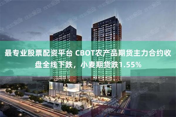 最专业股票配资平台 CBOT农产品期货主力合约收盘全线下跌，小麦期货跌1.55%
